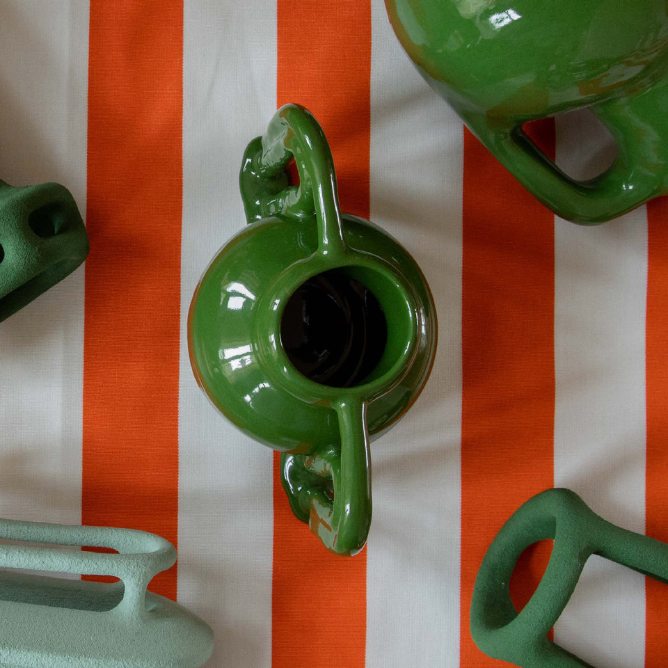 Green Vase "A little bit like Toutankhamon"