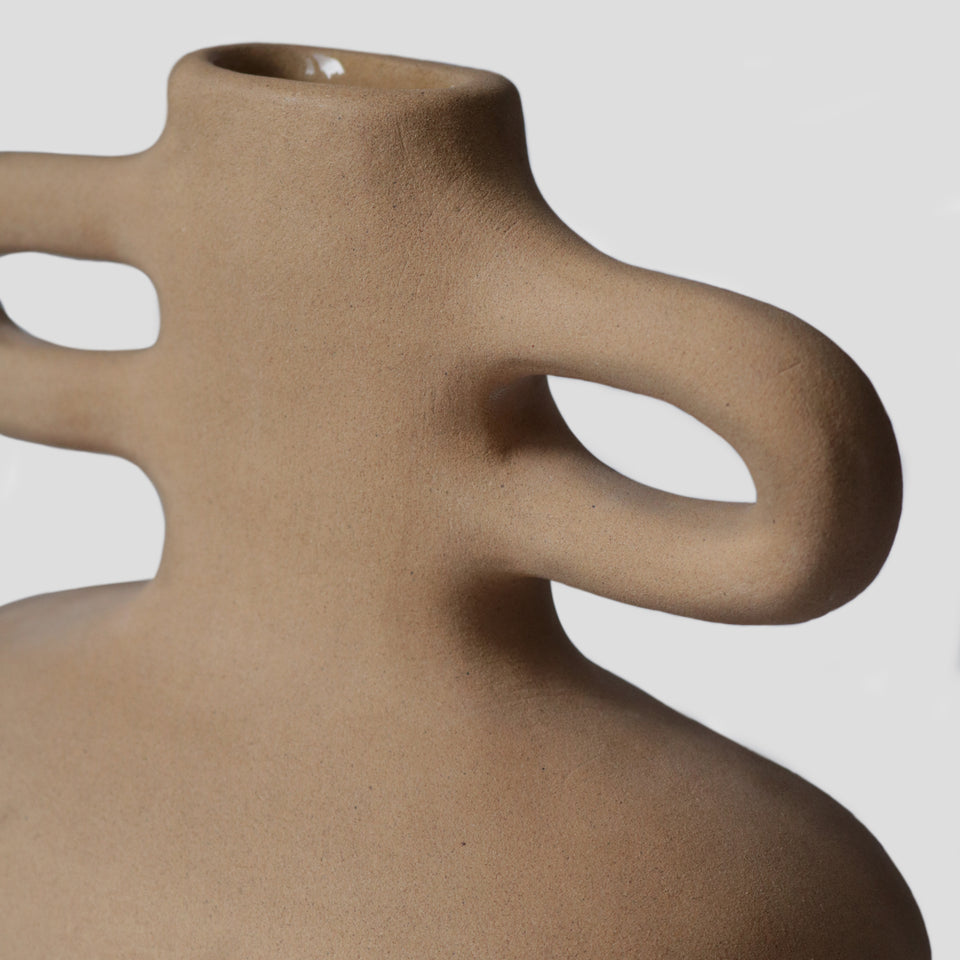 Large handles Sand Vase