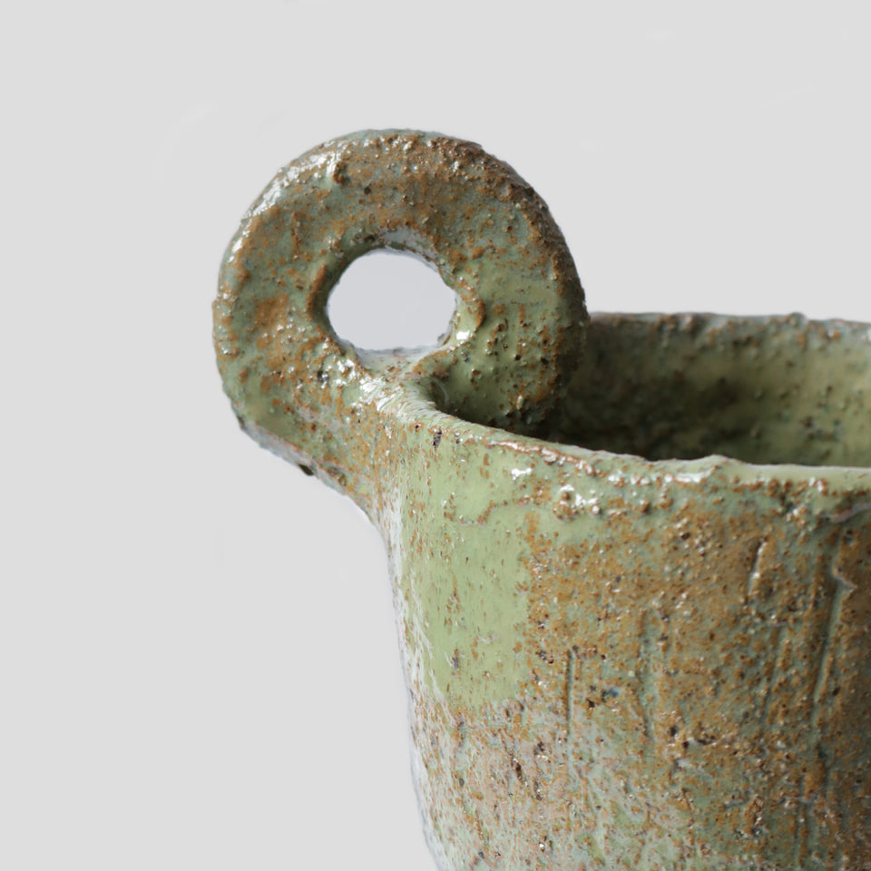 Trophée vert texturé