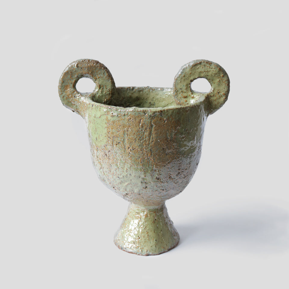 Trophée vert texturé