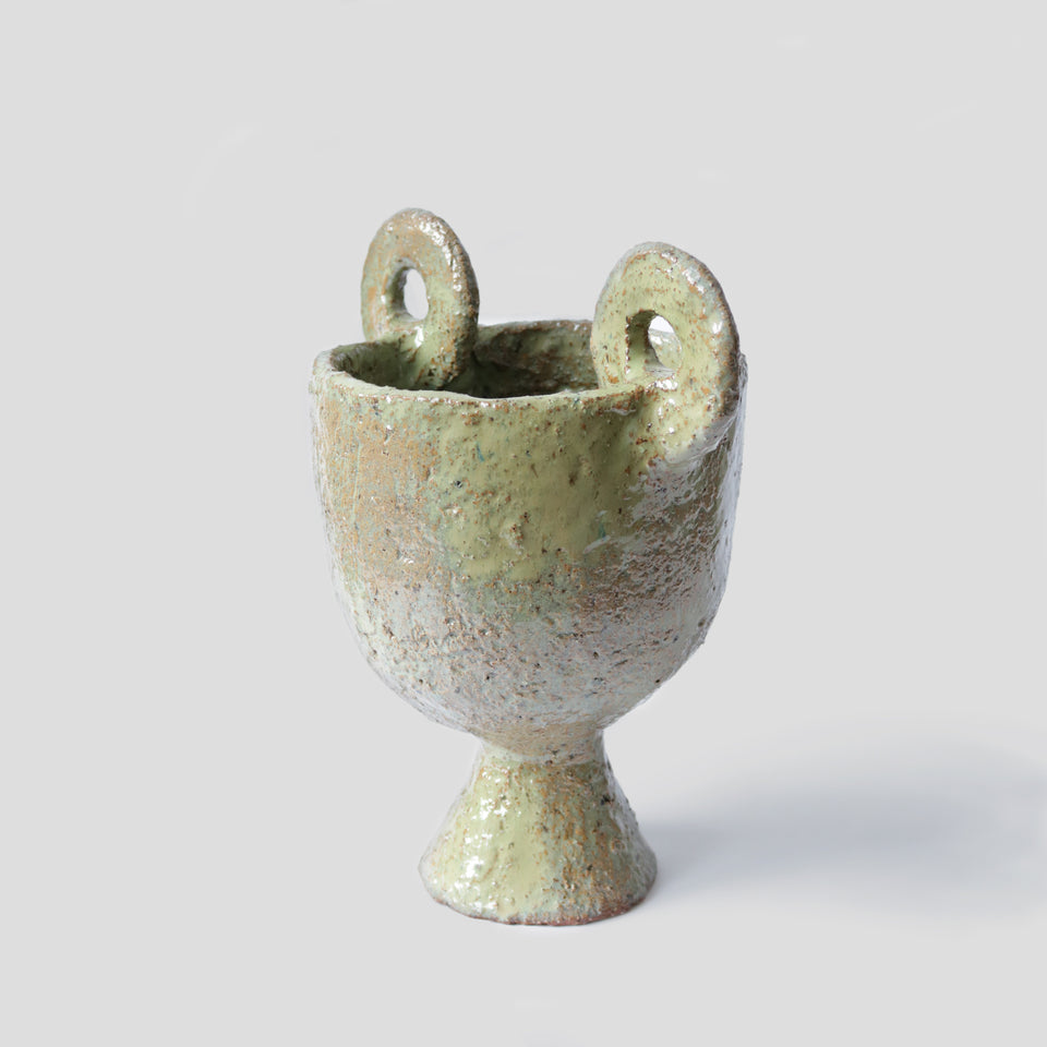 Trophée vert texturé