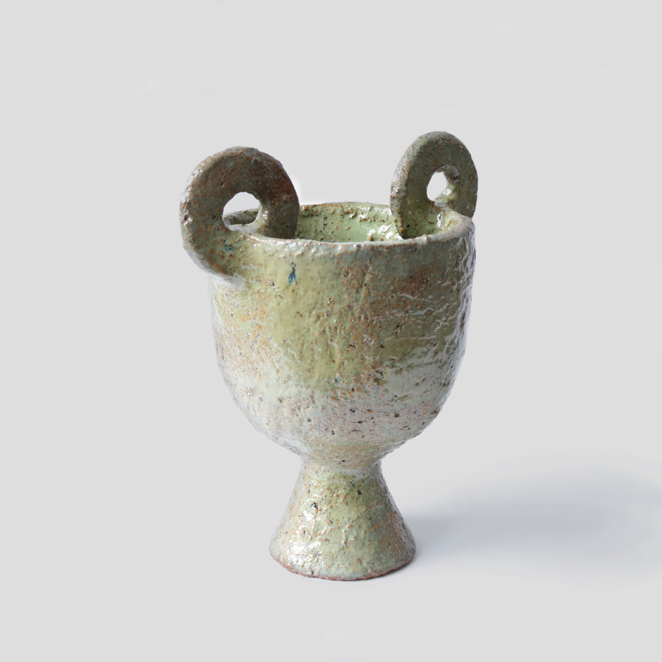 Trophée vert texturé
