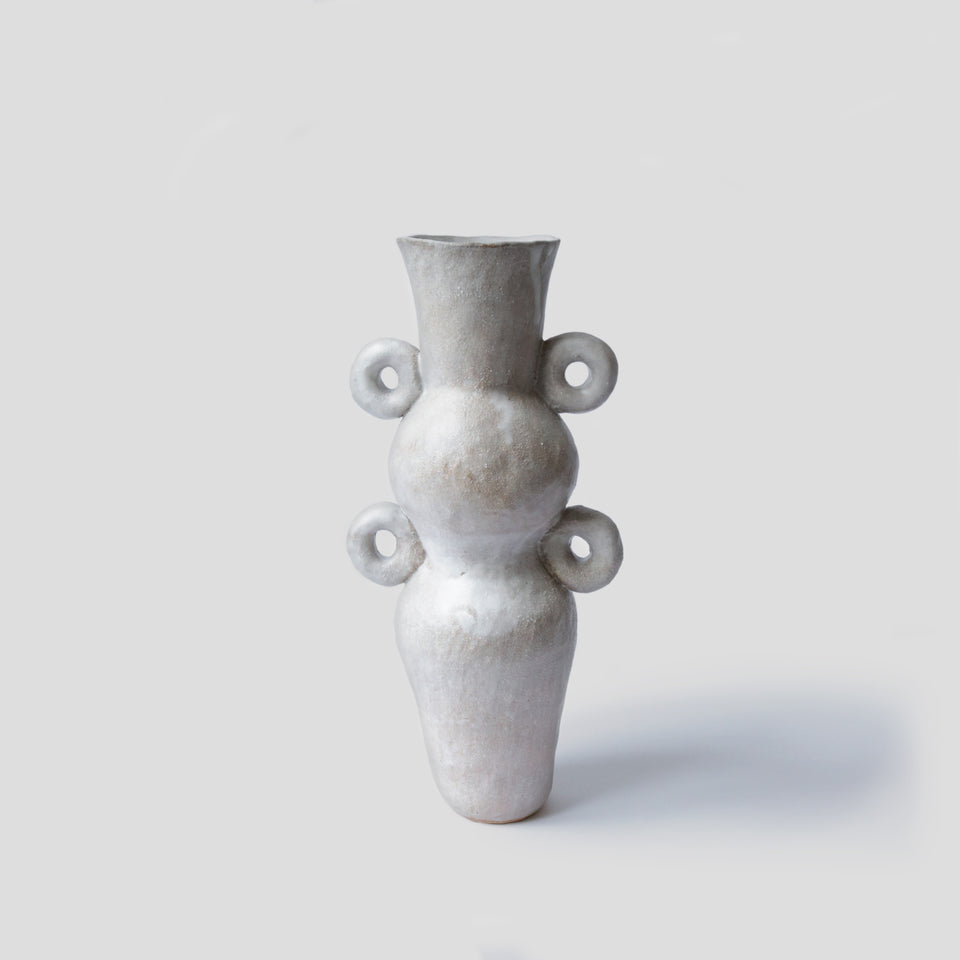 Vase Flacon Blanc
