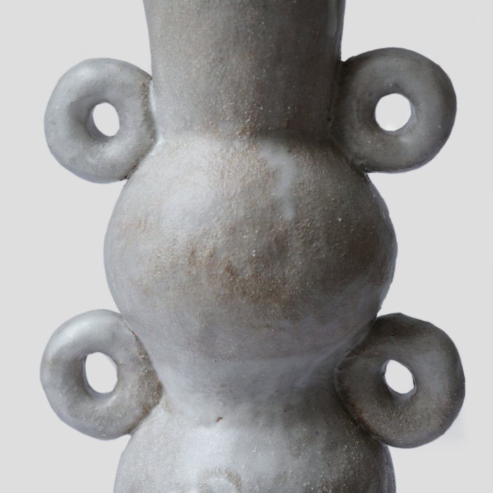 White Flacon Vase