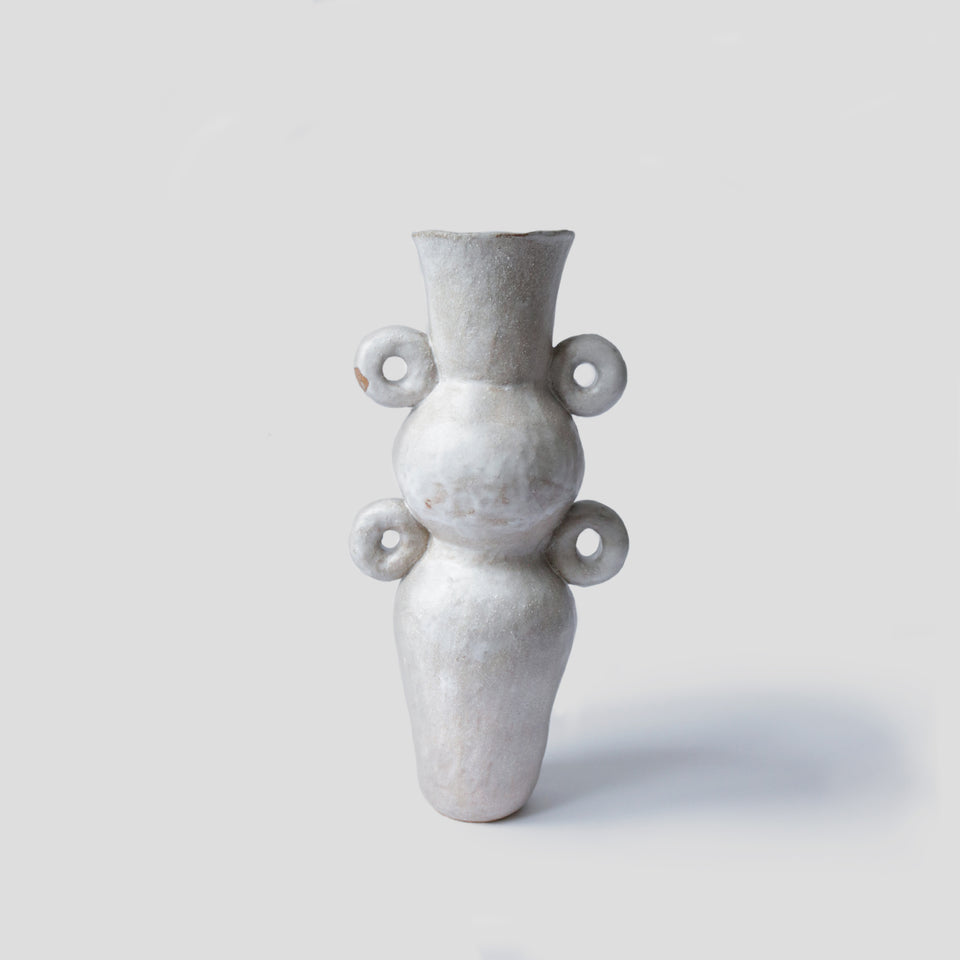 White Flacon Vase