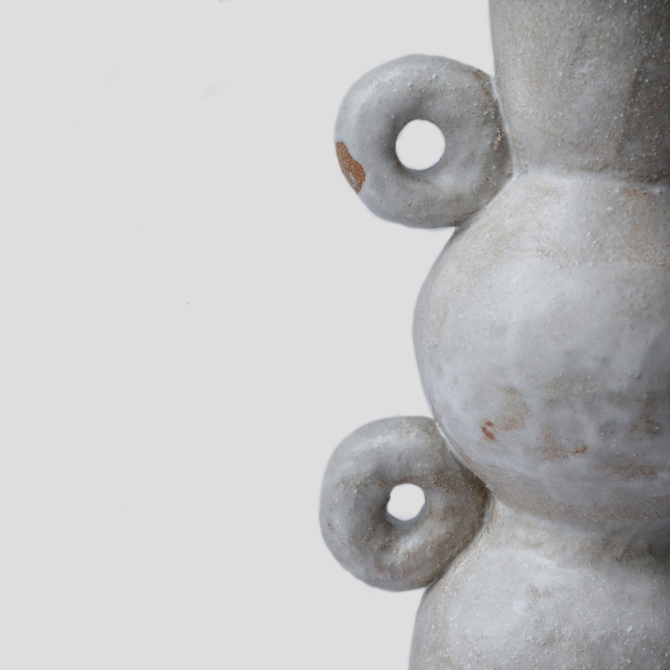 White Flacon Vase