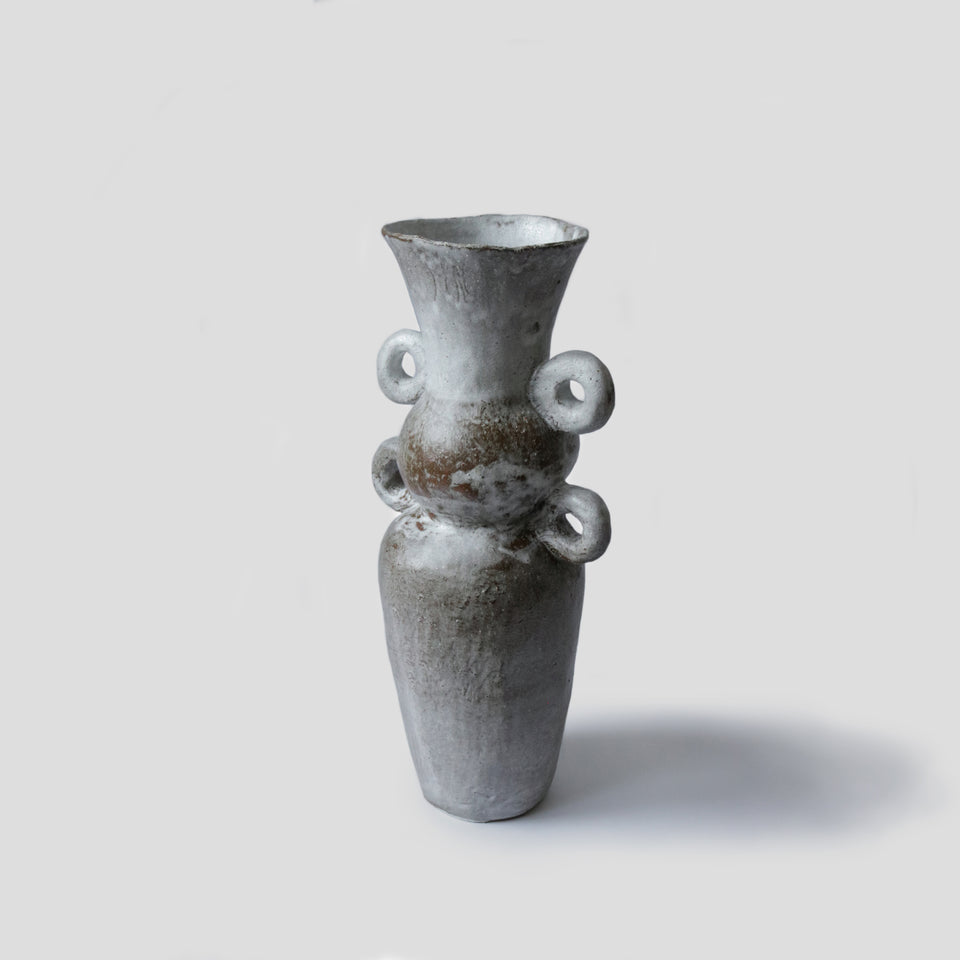 Large Flacon Vase - Antic White