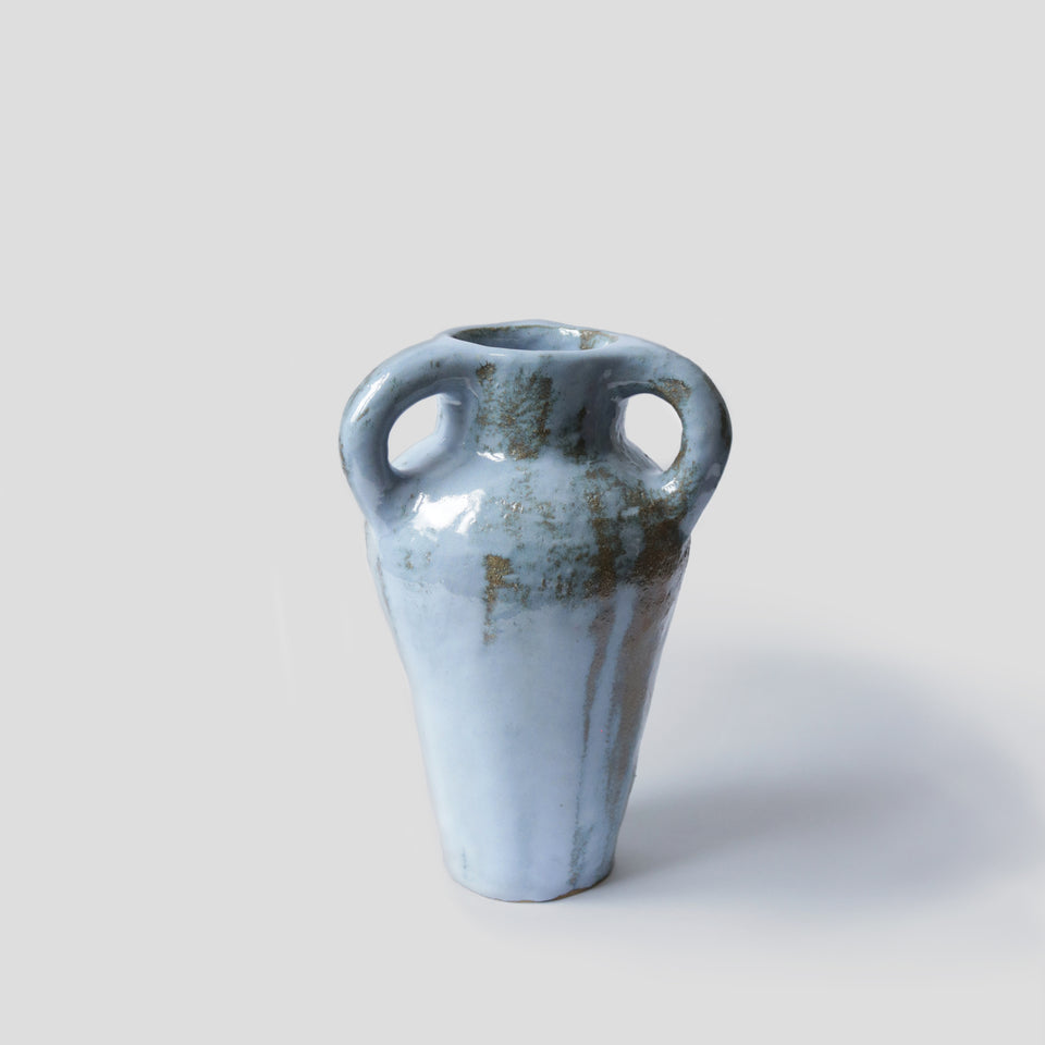 Three Handles Vase - Blue Sky