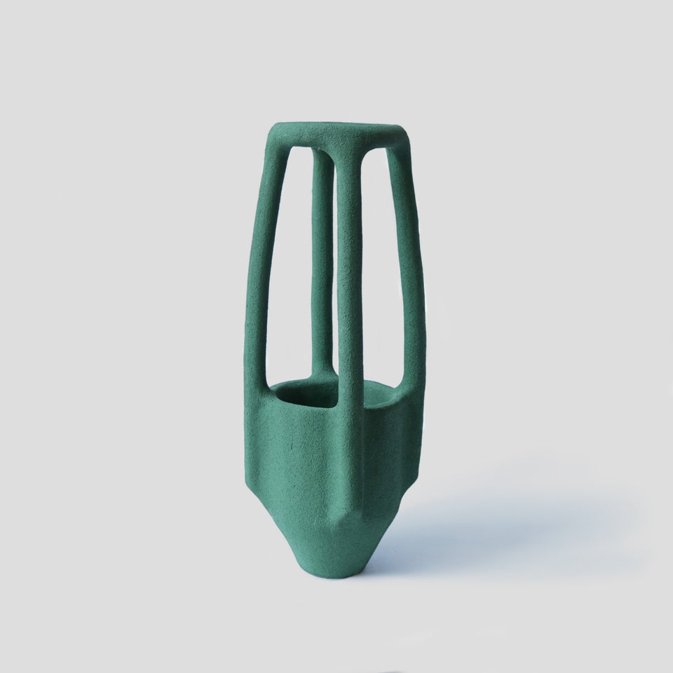 The Rod vase - Grass green