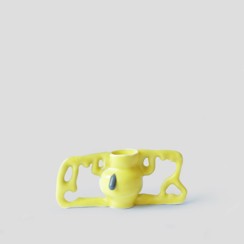 Mini Yellow Vase "A little bit like Toutankhamon"