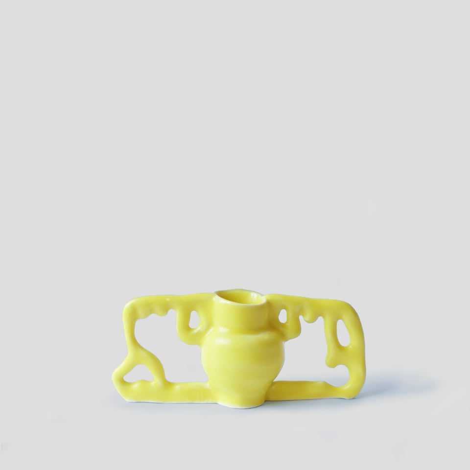 Mini Yellow Vase "A little bit like Toutankhamon"