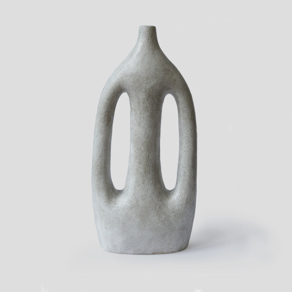 Grand vase Sympoiesis II, off-white
