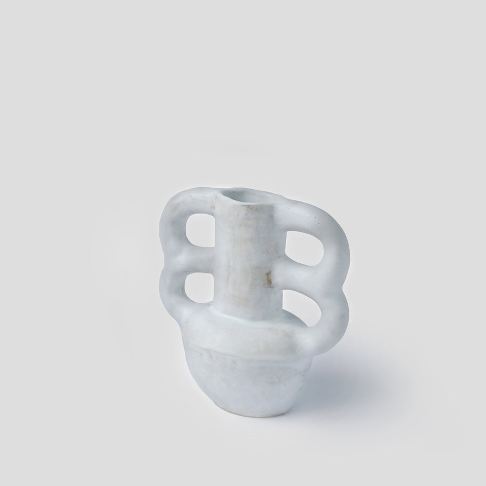 Clover Vase - matte white