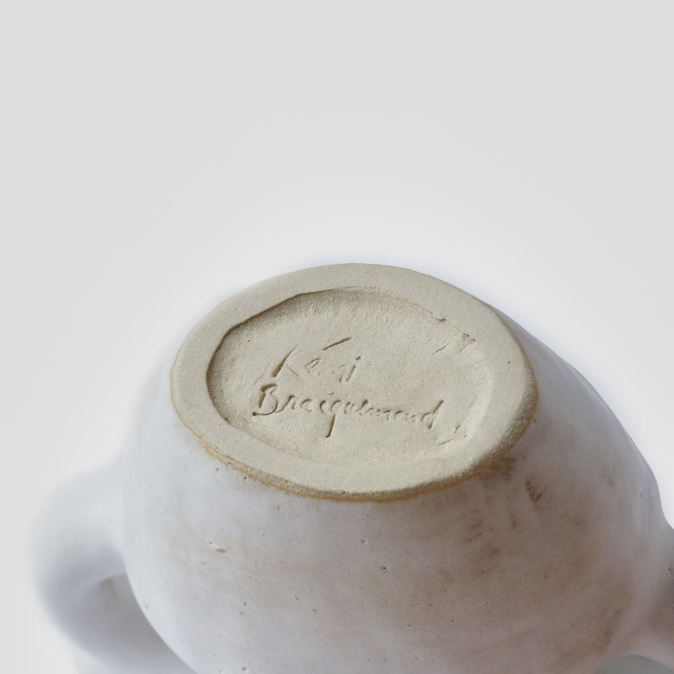 Clover Vase - matte white