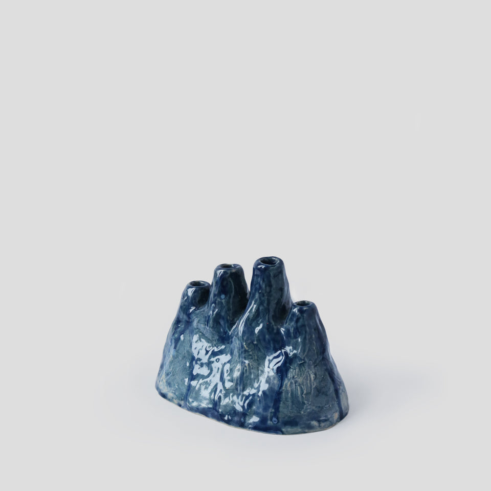 Blue Volcano Vase