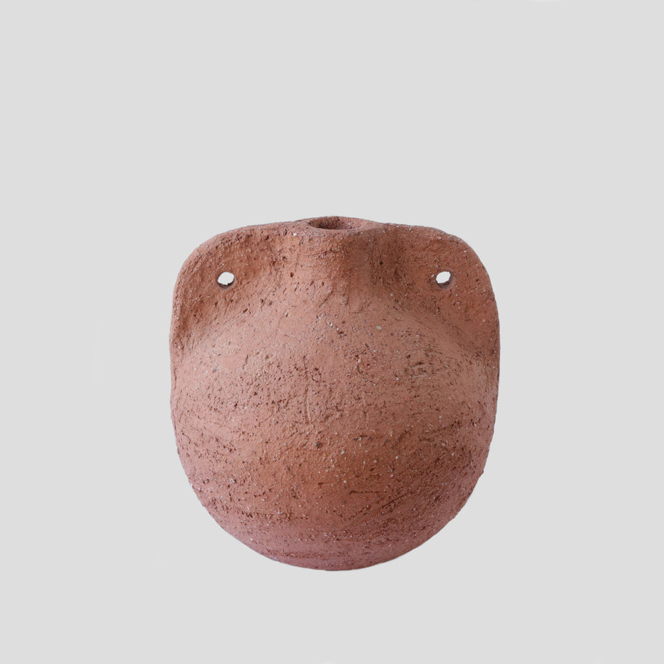Round Amphora textured Terra cotta