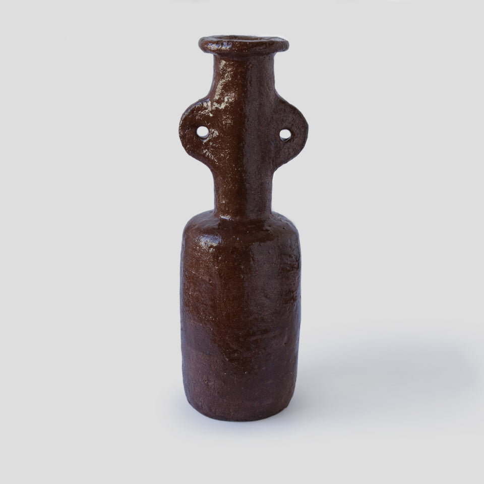 Large textured brown Vase