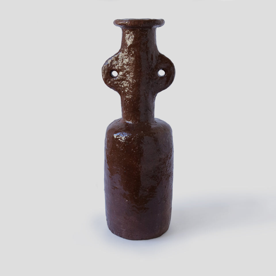 Large textured brown Vase