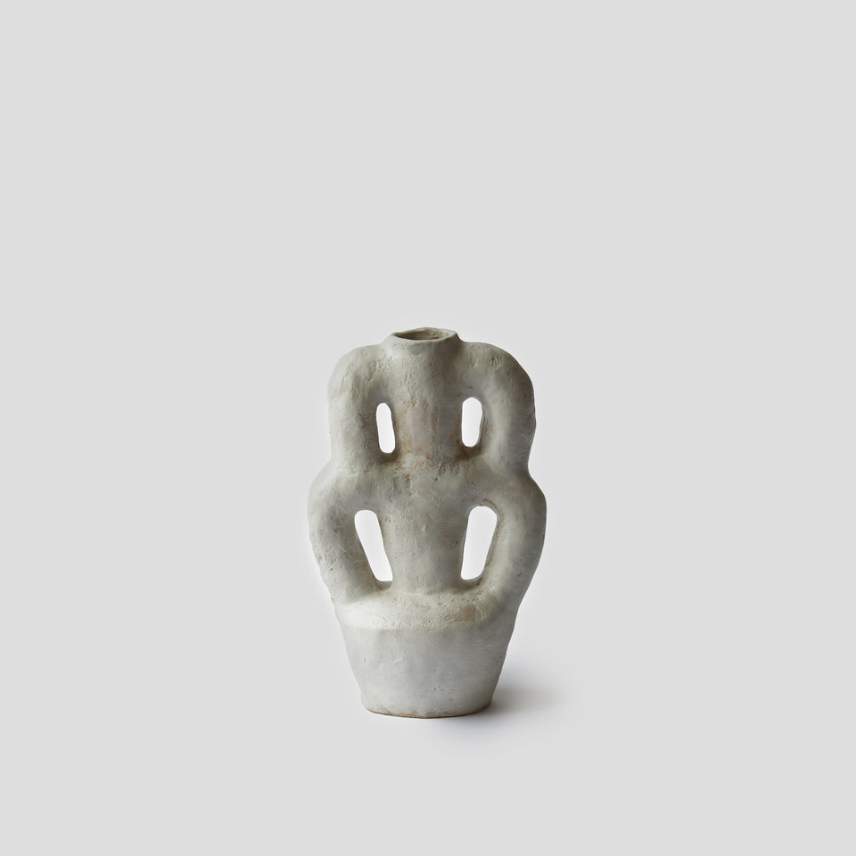 Large Duplex Vase - brown
