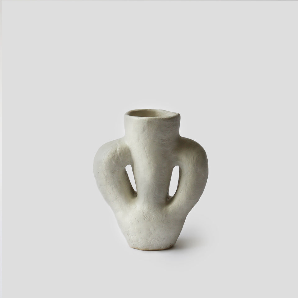 Large Duplex Vase - brown