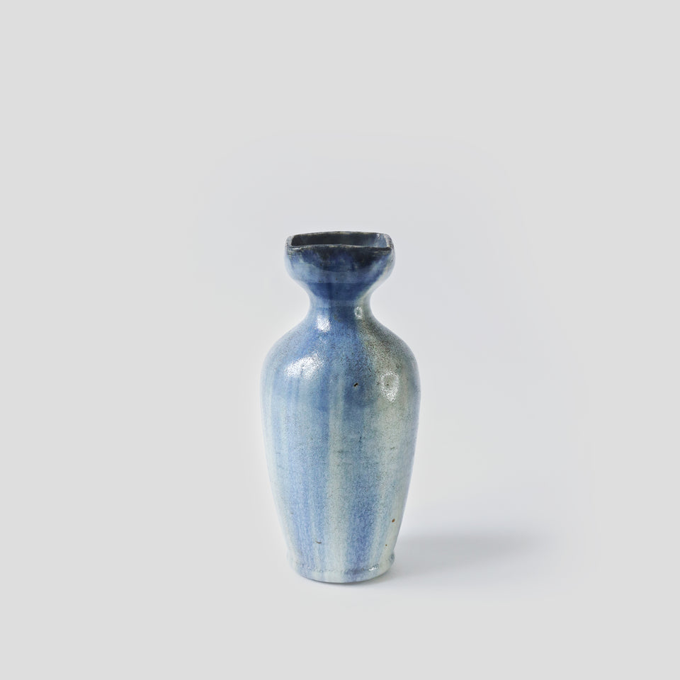Vase vintage au col carré