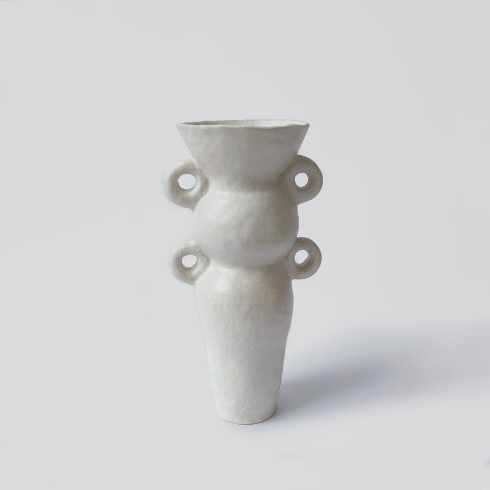 Vase Flacon Blanc