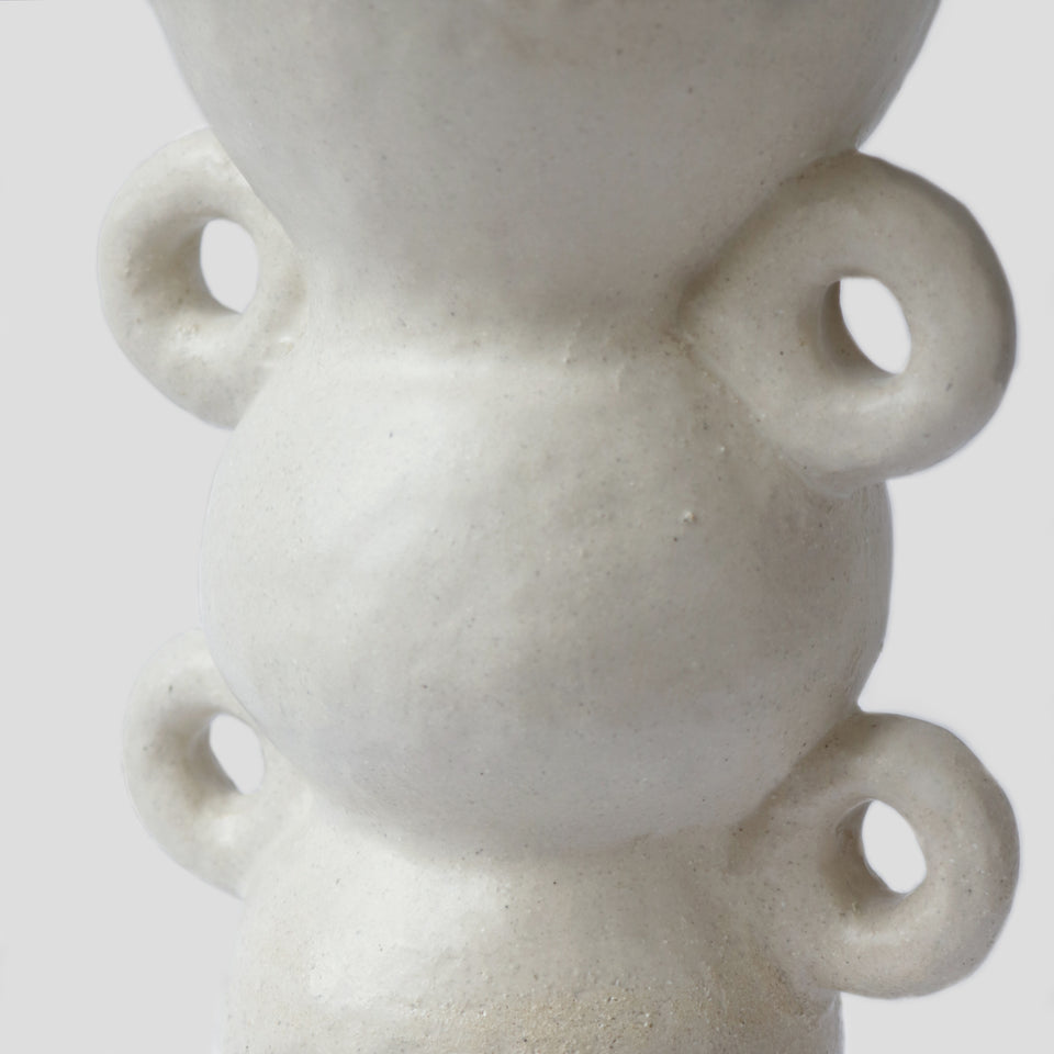 Vase Flacon Blanc