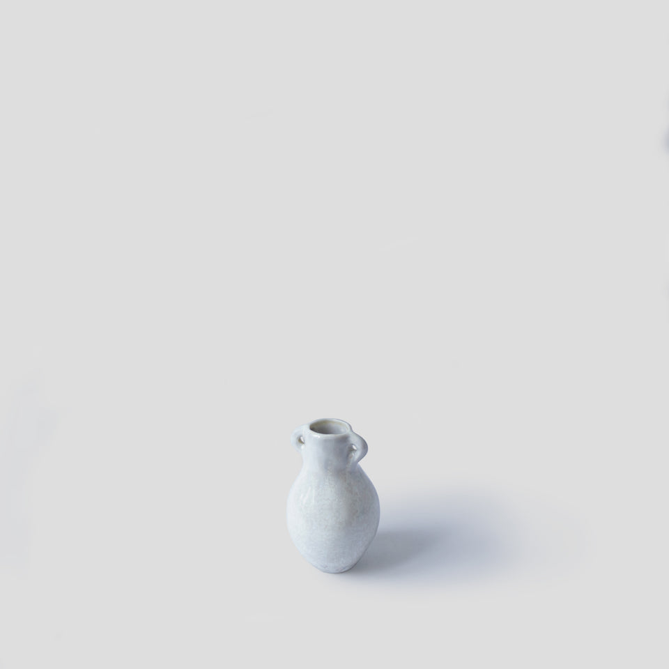 Small speckled white Vase