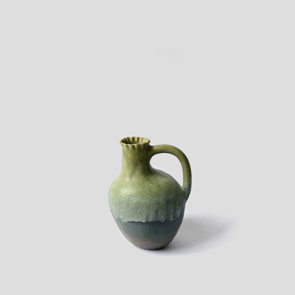 Green vase