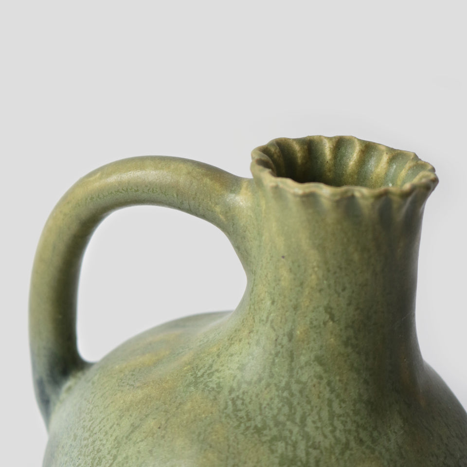 Green vase