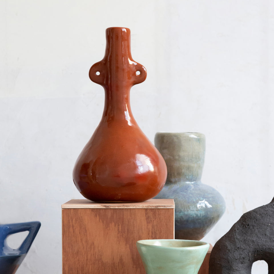 Burnt Orange Vase