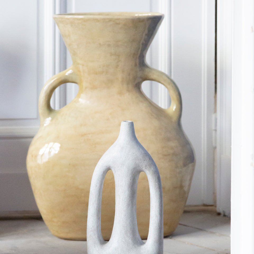 Large floor vase Oat