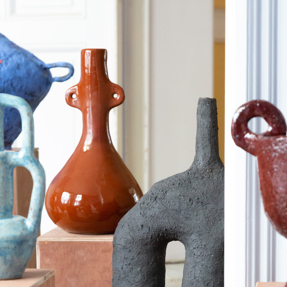 Burnt Orange Vase
