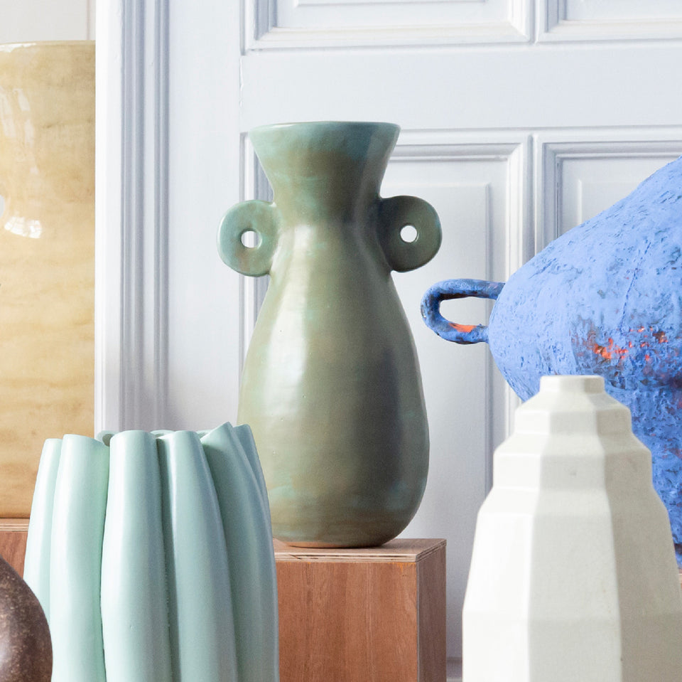 Large Sea green Vase