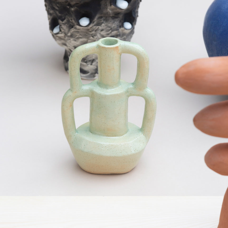 Vase Duplex Medium - Pistachio