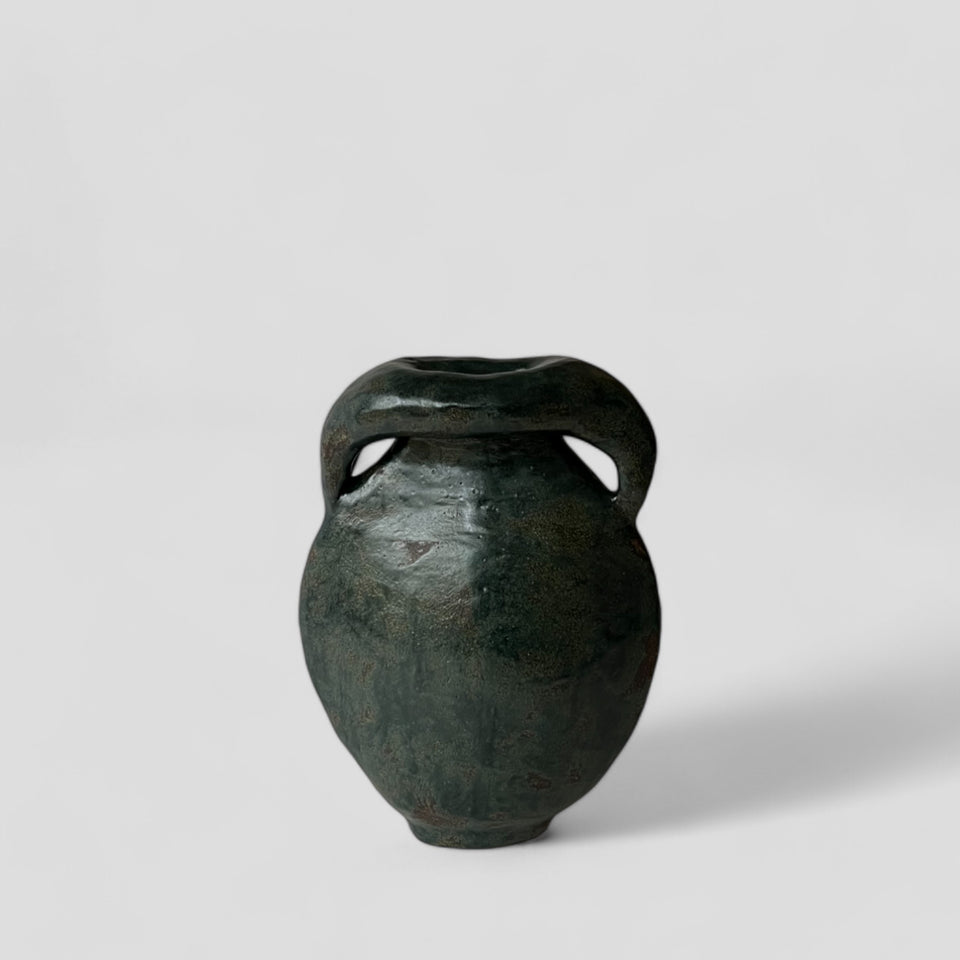 Soft Bélier Vase Dark Green