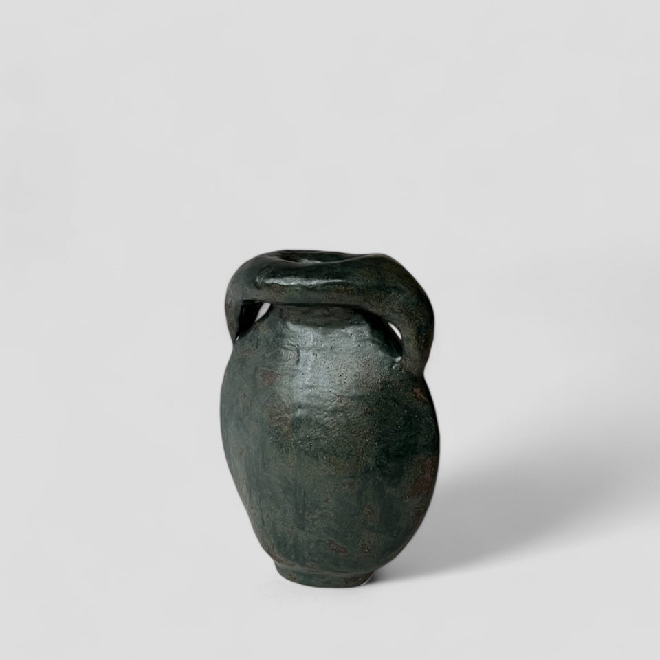 Soft Bélier Vase Dark Green