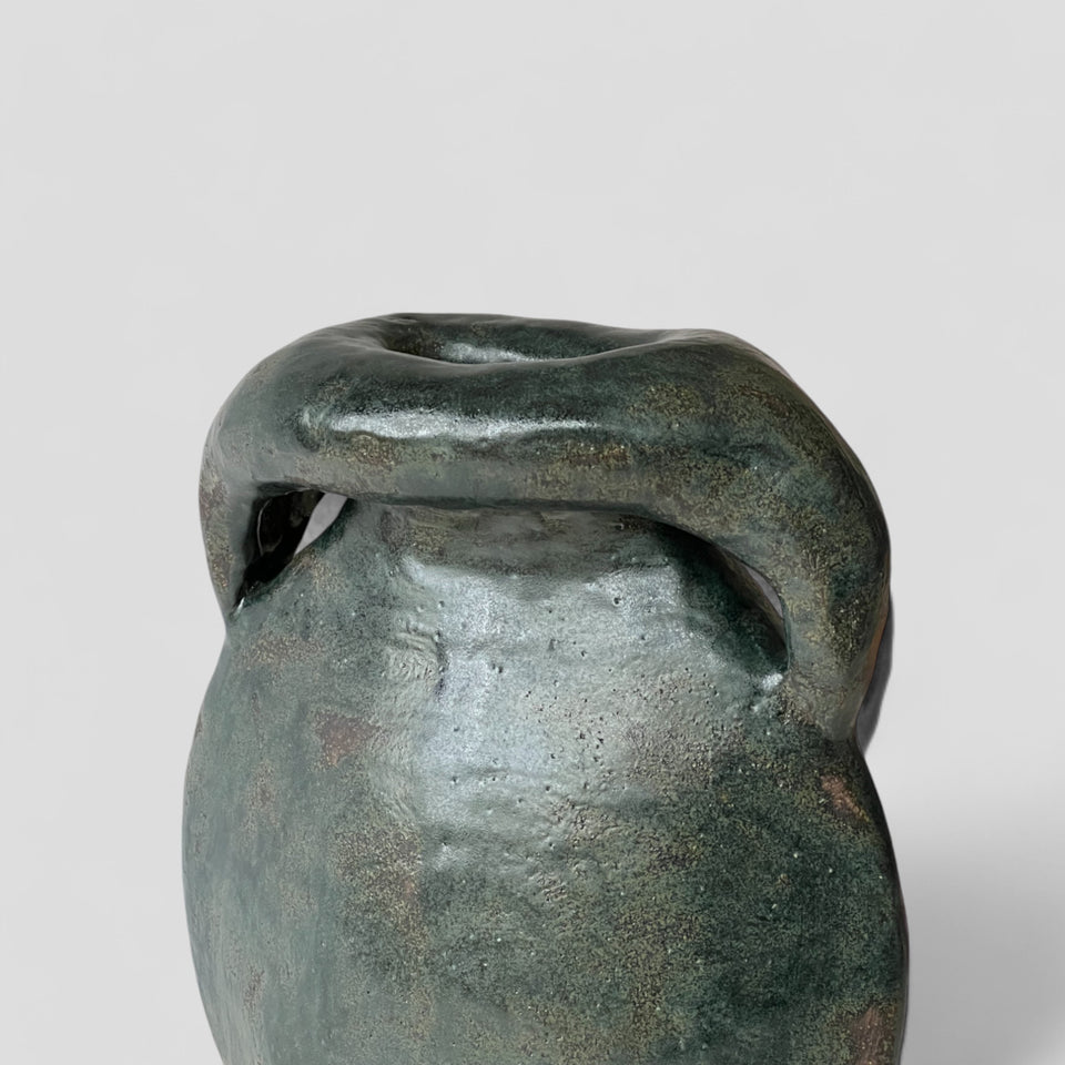 Soft Bélier Vase Dark Green