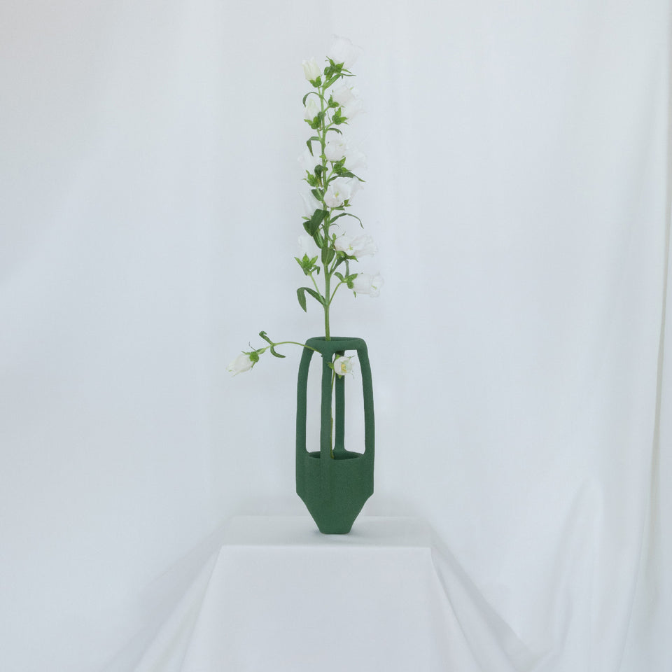The Rod vase - Grass green