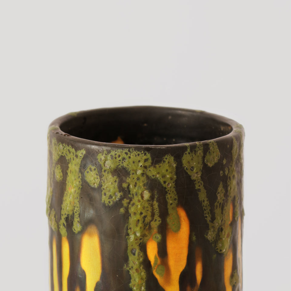 Vase vintage coulures Raoul Lachenal