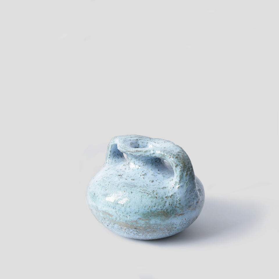 Textured Blue Sky Vase