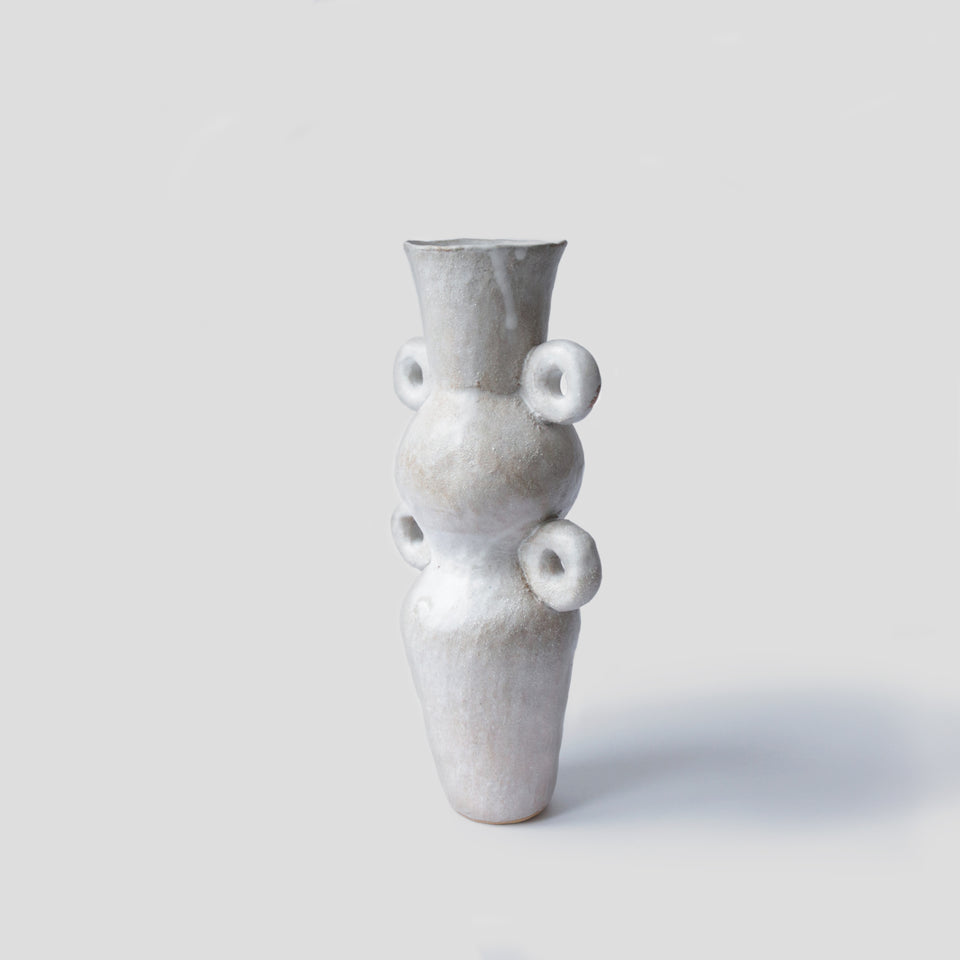 White Flacon Vase