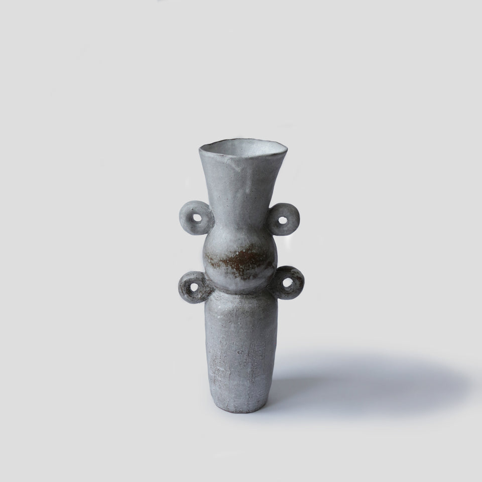 Antic White Flacon Vase