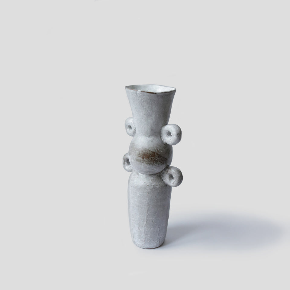 Antic White Flacon Vase