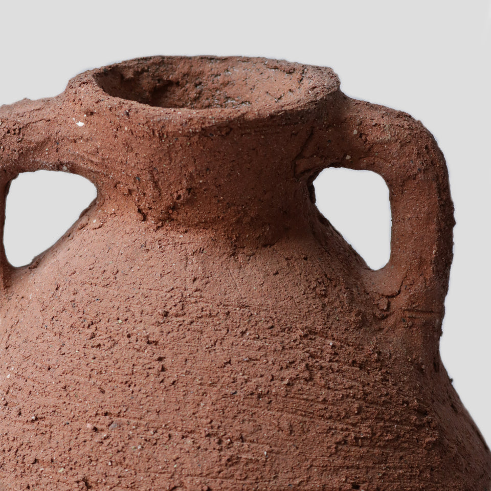 Large Amphora textured Terra cotta