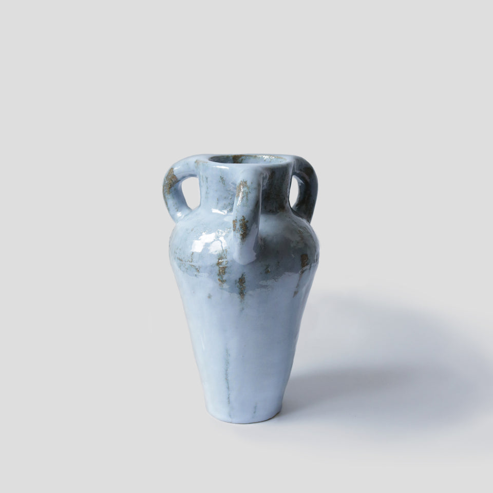 Three Handles Vase - Blue Sky