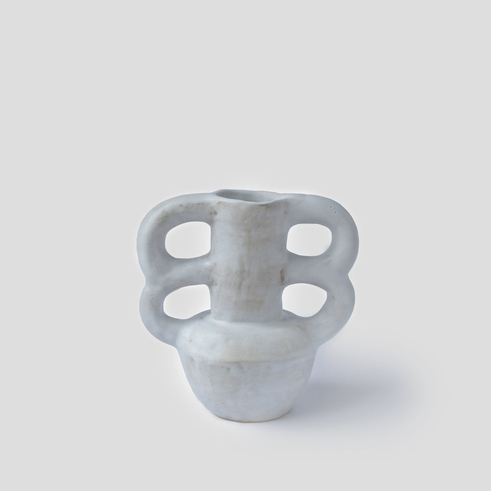 Clover Vase - matte white