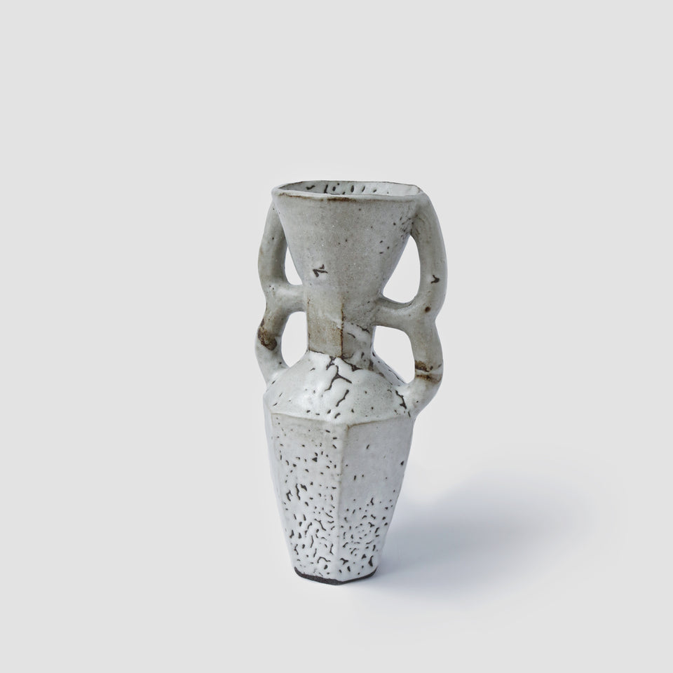 Facetted Vase - Bark