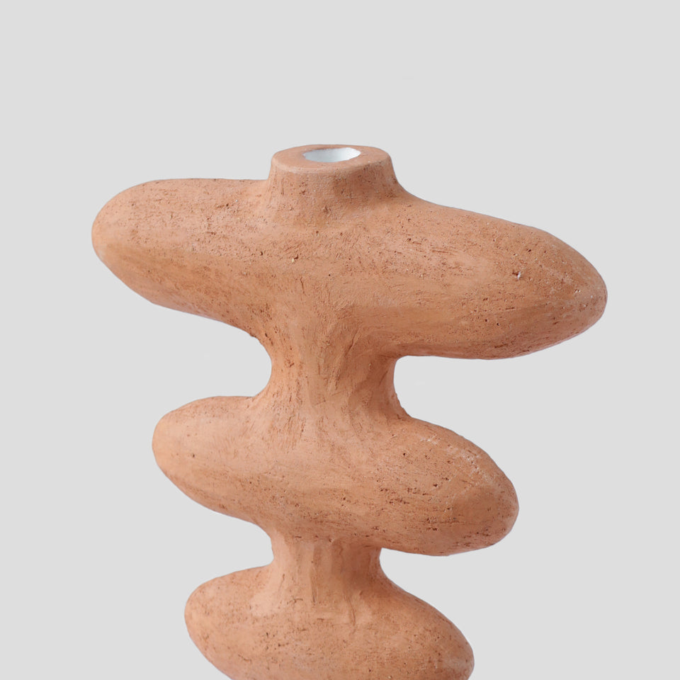 Vase Iwashi terracotta