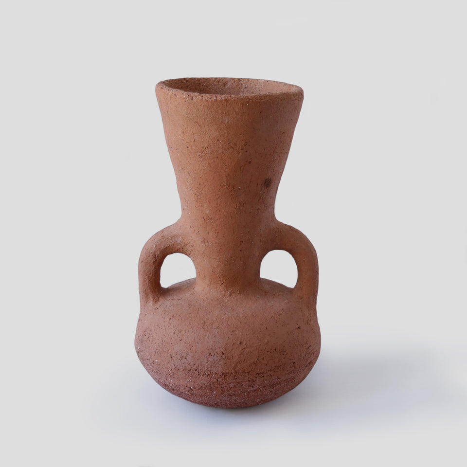 Large Terra cotta open-necked Vase